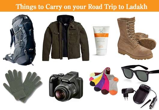 leh ladakh trip things to carry
